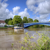 Buy canvas prints of Stourport River Bridge by Rob Hawkins