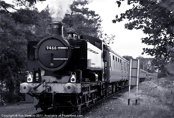 Pannier tank at Wymondham Picture Board by Rob Hawkins
