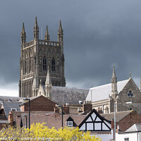 Buy canvas prints of Worcester Cathedral by Rob Hawkins