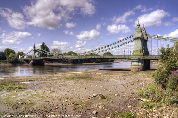 Hammersmith Bridge Picture Board by Rob Hawkins