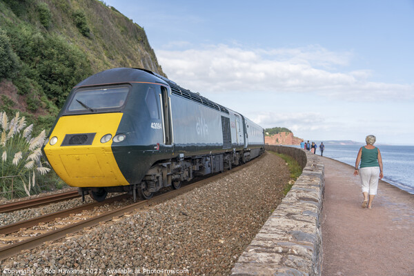 Teignmouth Wall Power  Picture Board by Rob Hawkins