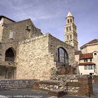 Buy canvas prints of Diocletian's  Palace remains  by Rob Hawkins