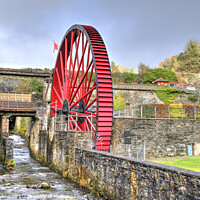 Buy canvas prints of Laxey small wheel  by Rob Hawkins
