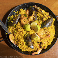 Buy canvas prints of Paella for 2 by Rob Hawkins