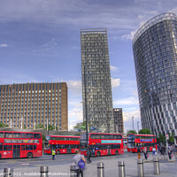 Buy canvas prints of Stratford Busscape by Rob Hawkins