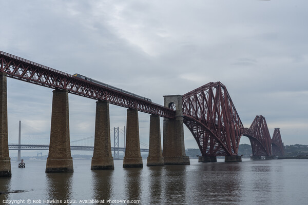 Forth Bridge Expres  Picture Board by Rob Hawkins