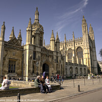 Buy canvas prints of Kings College of Cambridge by Rob Hawkins