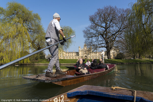 Punting on the Cam  Picture Board by Rob Hawkins