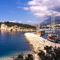 Buy canvas prints of Makarska by sea  by Rob Hawkins