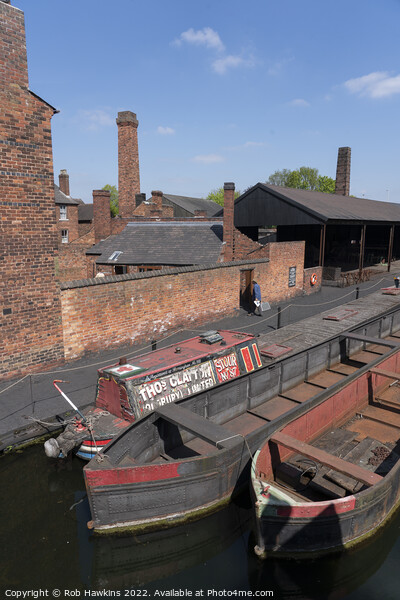 Dudley Barges  Picture Board by Rob Hawkins