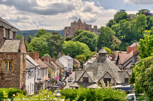 Dunster Village Picture Board by Rob Hawkins
