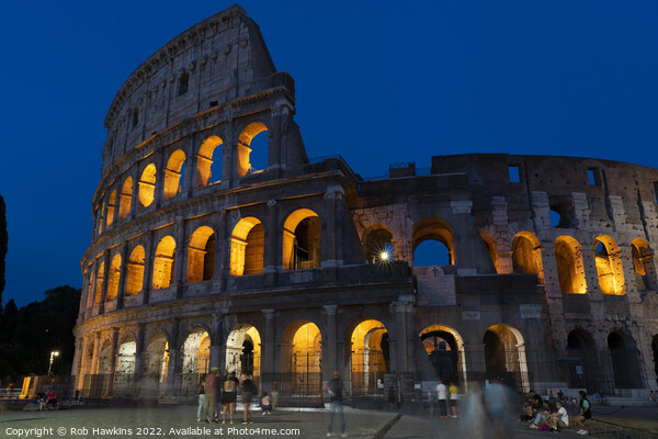 Night Colosseum  Picture Board by Rob Hawkins