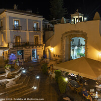 Buy canvas prints of Paola Piazzetto by night  by Rob Hawkins