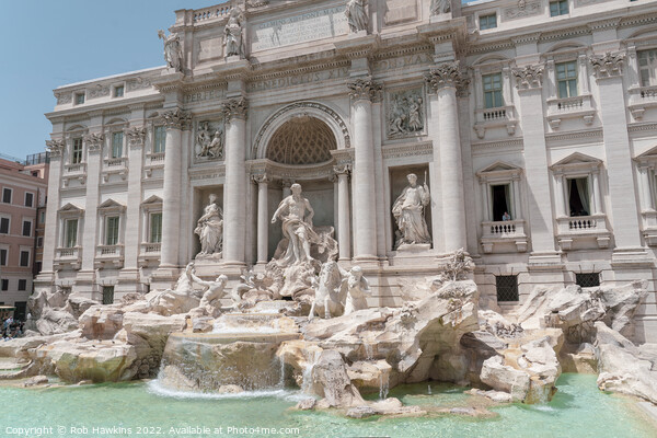 The Trevi Fountain Picture Board by Rob Hawkins