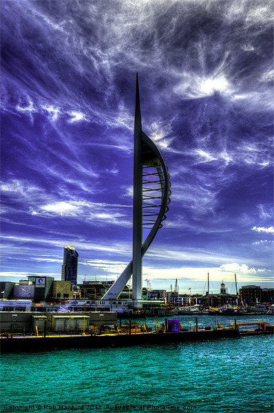 Spinnaker Tower Picture Board by Rob Hawkins