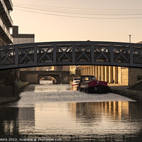 Buy canvas prints of Brighouse Canal bridges by Rob Hawkins