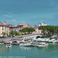 Buy canvas prints of Desenzano del Garda vista by Rob Hawkins