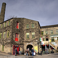 Buy canvas prints of Hebden Bridge Mill  by Rob Hawkins