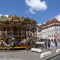 Buy canvas prints of Strasbourg Carousel by Rob Hawkins