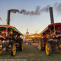 Buy canvas prints of Steaming at the Fair by Rob Hawkins