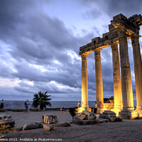 Buy canvas prints of Temple of Apollo at dusk by Rob Hawkins