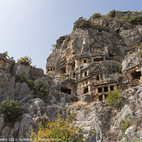 Buy canvas prints of The Tombs of Myra by Rob Hawkins