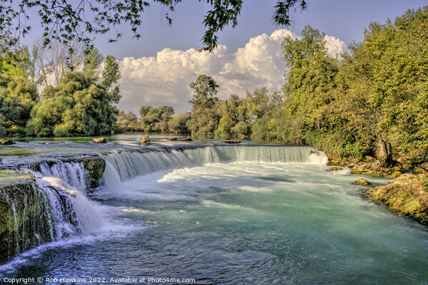 Manavgat Waterfall Picture Board by Rob Hawkins