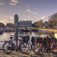 Buy canvas prints of Surrey Quays cycles by Rob Hawkins