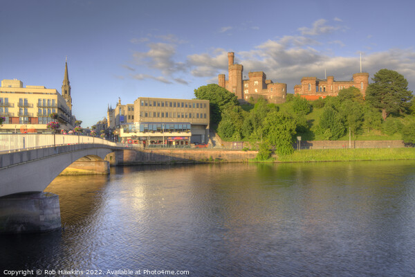 Inverness river and castle  Picture Board by Rob Hawkins