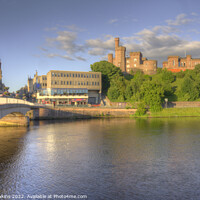Buy canvas prints of Inverness river and castle  by Rob Hawkins