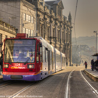 Buy canvas prints of Sheffield Central supertram  by Rob Hawkins