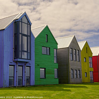 Buy canvas prints of Homes of Colour by Rob Hawkins