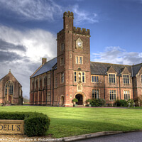Buy canvas prints of Blundell's school and chapel  by Rob Hawkins