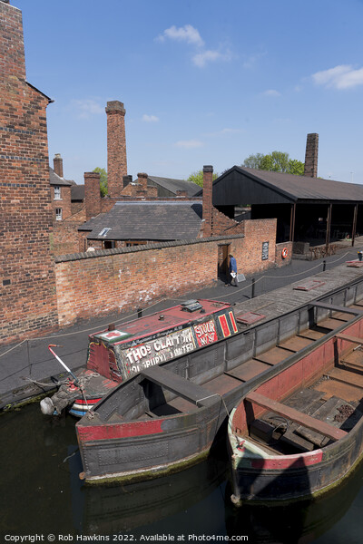 Barges of the black country Picture Board by Rob Hawkins