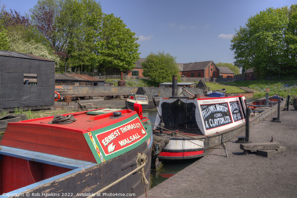 Narrowboats of the Black Country  Picture Board by Rob Hawkins