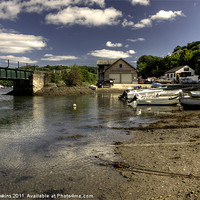 Buy canvas prints of Harbour at Golant by Rob Hawkins