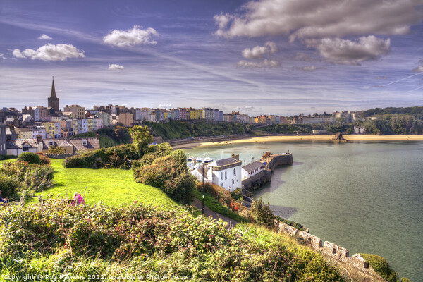 Tenby seascape Picture Board by Rob Hawkins