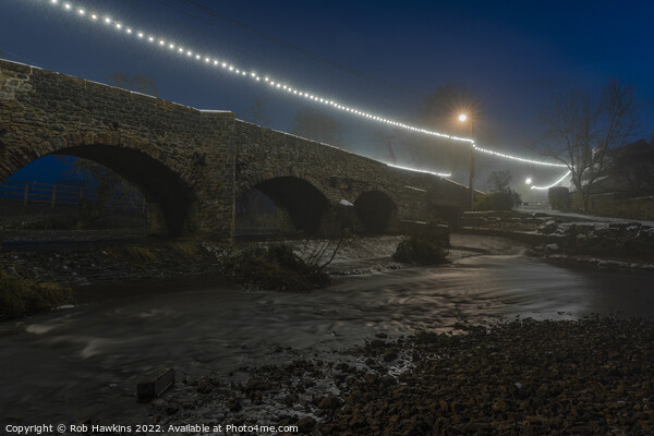 Culmstock bridge by nights  Picture Board by Rob Hawkins