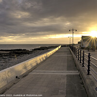 Buy canvas prints of Porthcawl Sunset by Rob Hawkins