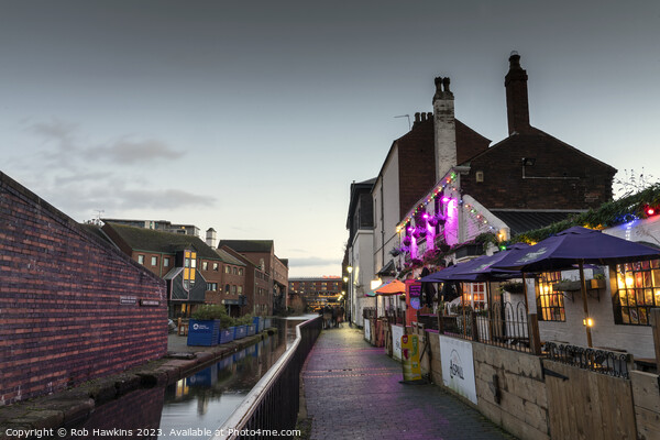 Worcester Bar twilight Picture Board by Rob Hawkins