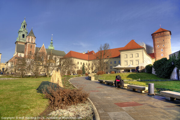 Krakow Cathedral Picture Board by Rob Hawkins