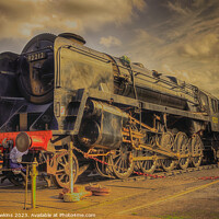 Buy canvas prints of The Power of the 9F by Rob Hawkins