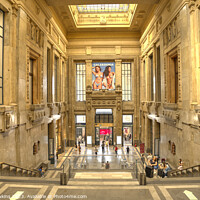 Buy canvas prints of Milano Centrale interior  by Rob Hawkins