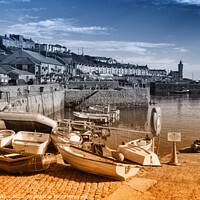Buy canvas prints of Porthleven Harbour split by Rob Hawkins