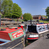 Buy canvas prints of Black country wharf by Rob Hawkins
