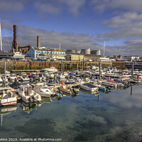 Buy canvas prints of St Sampson Harbour  by Rob Hawkins