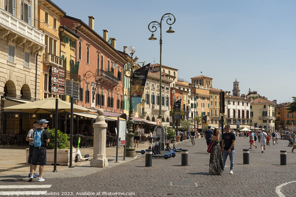 Verona old town cityscape Picture Board by Rob Hawkins