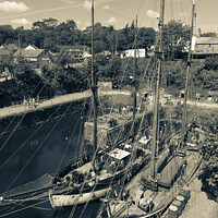 Buy canvas prints of Charlestown Tall Ships  by Rob Hawkins