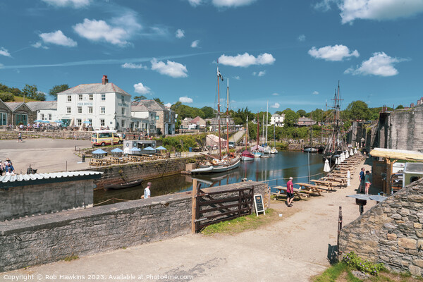 Summer daze at Charlestown Harbour Picture Board by Rob Hawkins