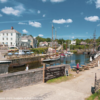 Buy canvas prints of Summer daze at Charlestown Harbour by Rob Hawkins